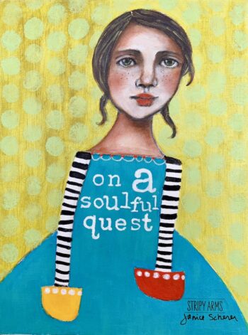 A Soulful Quest (Greeting Card)